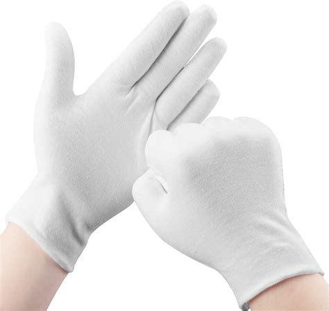 washable cotton gloves.